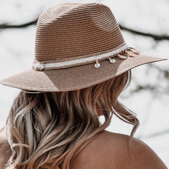 Cowrie Shell Panama Hat BRAND NEW - Picture 4 of 13